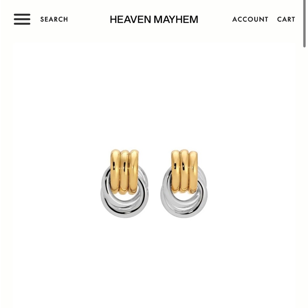 NEW IN BAG | Heaven Mayhem Mini Knot Mixed Earrings